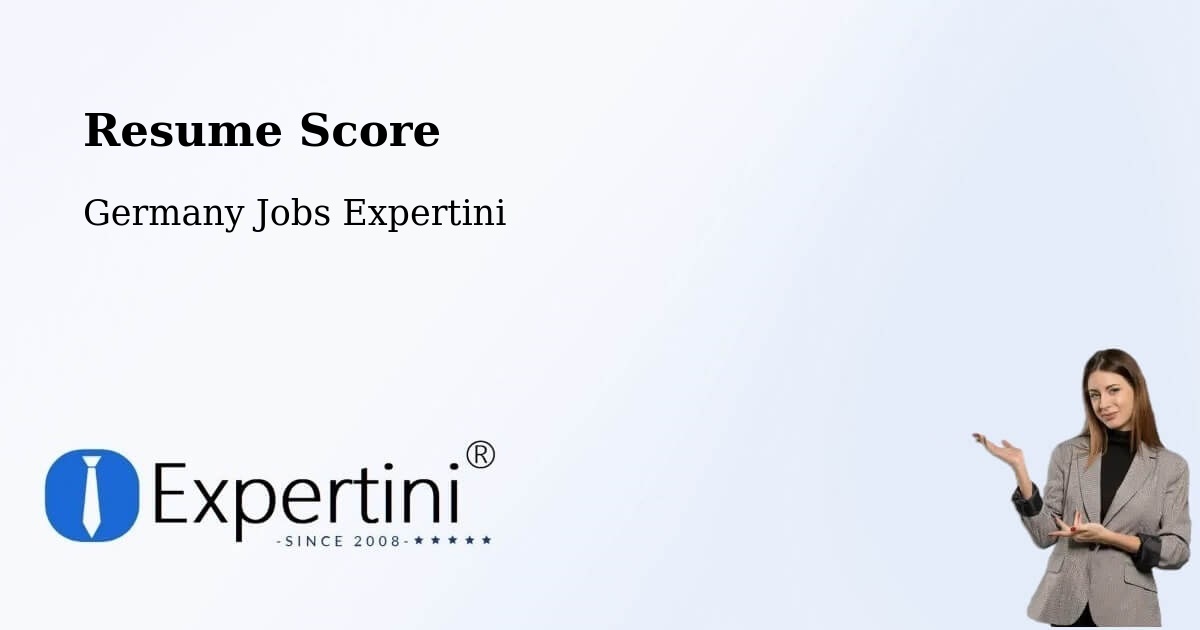 Resume Score & Job Description Match Tool – Merzig - Germany Jobs Expertini